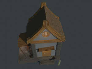 Cartoon house 3D Модель