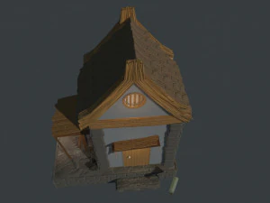 Cartoon house 3D Model