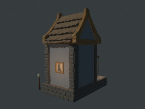 Cartoon house 3D Модель