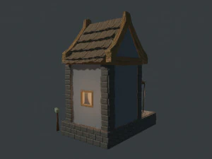 Cartoon house 3D Model
