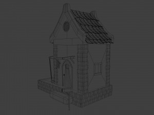 Cartoon house 3D Модель