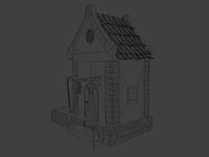 Cartoon house 3D Model