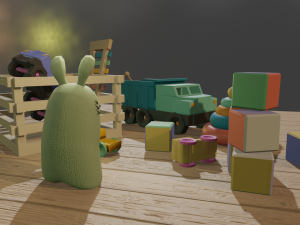 Collection of 8 toys 3D Model