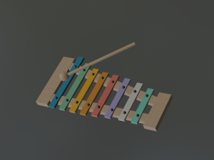 Collection of 8 toys 3D Model