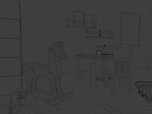 Kids room Modèle 3D