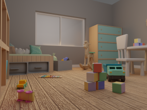 Kids room Modèle 3D