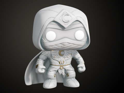 FUNKO MOONKNIGHT 3D Print Model