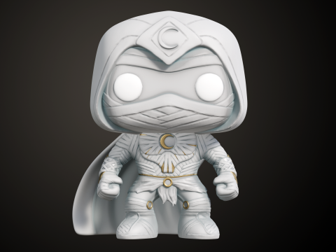 FUNKO MOONKNIGHT 3D Print Model