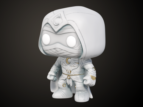 FUNKO MOONKNIGHT 3D Print Model