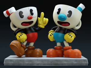 CUPHEAD AND MUGMAN 3D प्रिंट मॉडल