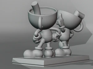 CUPHEAD AND MUGMAN 3D Print Model