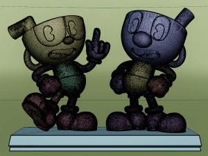 CUPHEAD AND MUGMAN 3D Print Model