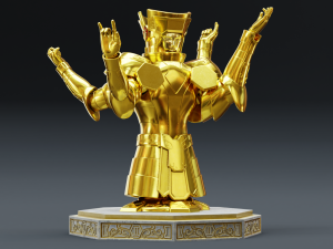 Gemini Cloth Miniature 3D 打印模型