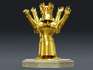 Gemini Cloth Miniature 3D 打印模型