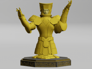 Gemini Cloth Miniature 3D 打印模型
