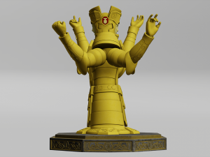 Gemini Cloth Miniature 3D 打印模型