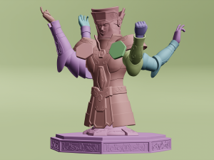 Gemini Cloth Miniature 3D 打印模型