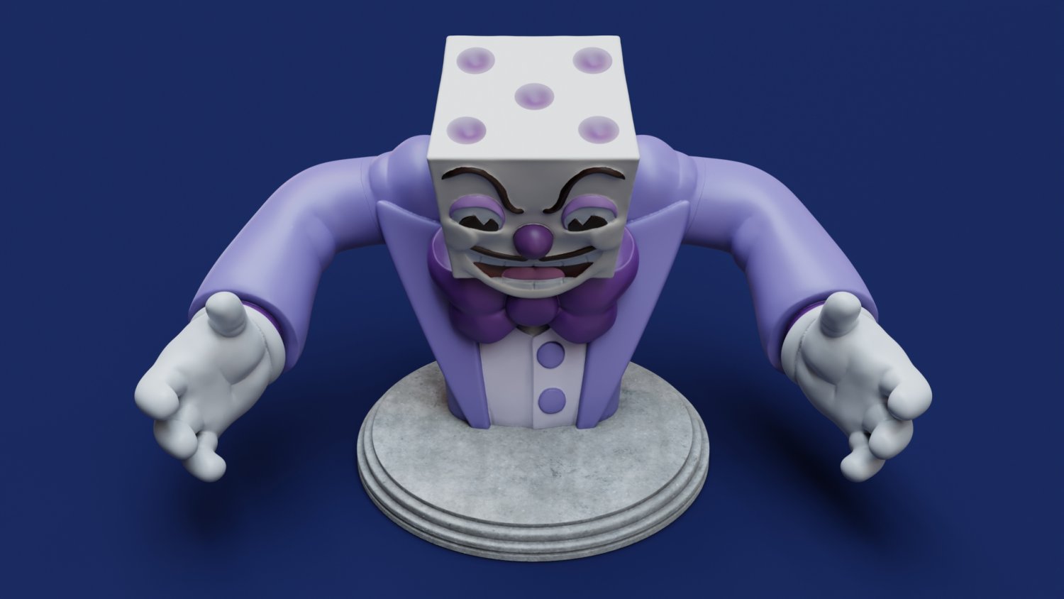 KING DICE cuphead - Download Free 3D model by FaverLMC (@faverlmc