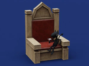 Disenchantment Luci Throne 3D Print Model