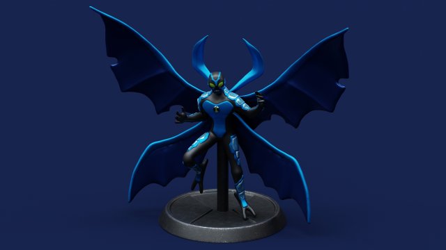 Ben10 Big Chill Printable Modelo de impresión 3D .c4d .max .obj .3ds .fbx .stl .blend 