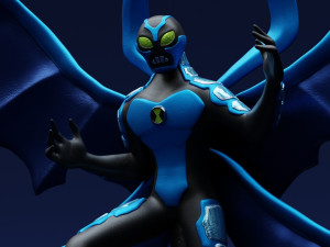 Ben10 Big Chill Printable Modelo de impresión 3D