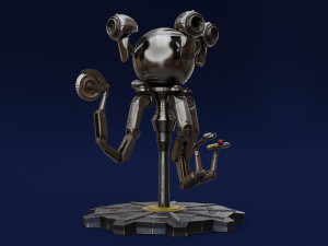 Fallout Codsworth 3D Print Model