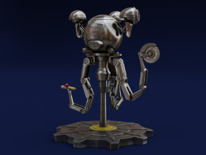 Fallout Codsworth 3D Print Model