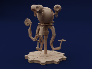 Fallout Codsworth 3D Print Model