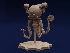 Fallout Codsworth 3D Print Model