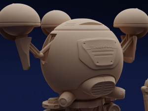 Fallout Codsworth 3D Print Model