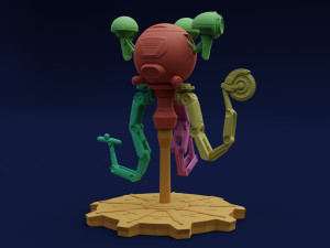 Fallout Codsworth 3D Print Model