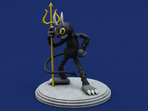 Cuphead The Devil 3D-printmodel