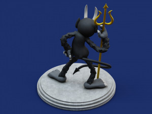 Cuphead The Devil 3D-printmodel