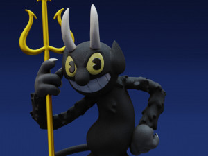 Cuphead The Devil 3D-printmodel