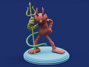 Cuphead The Devil 3D-printmodel