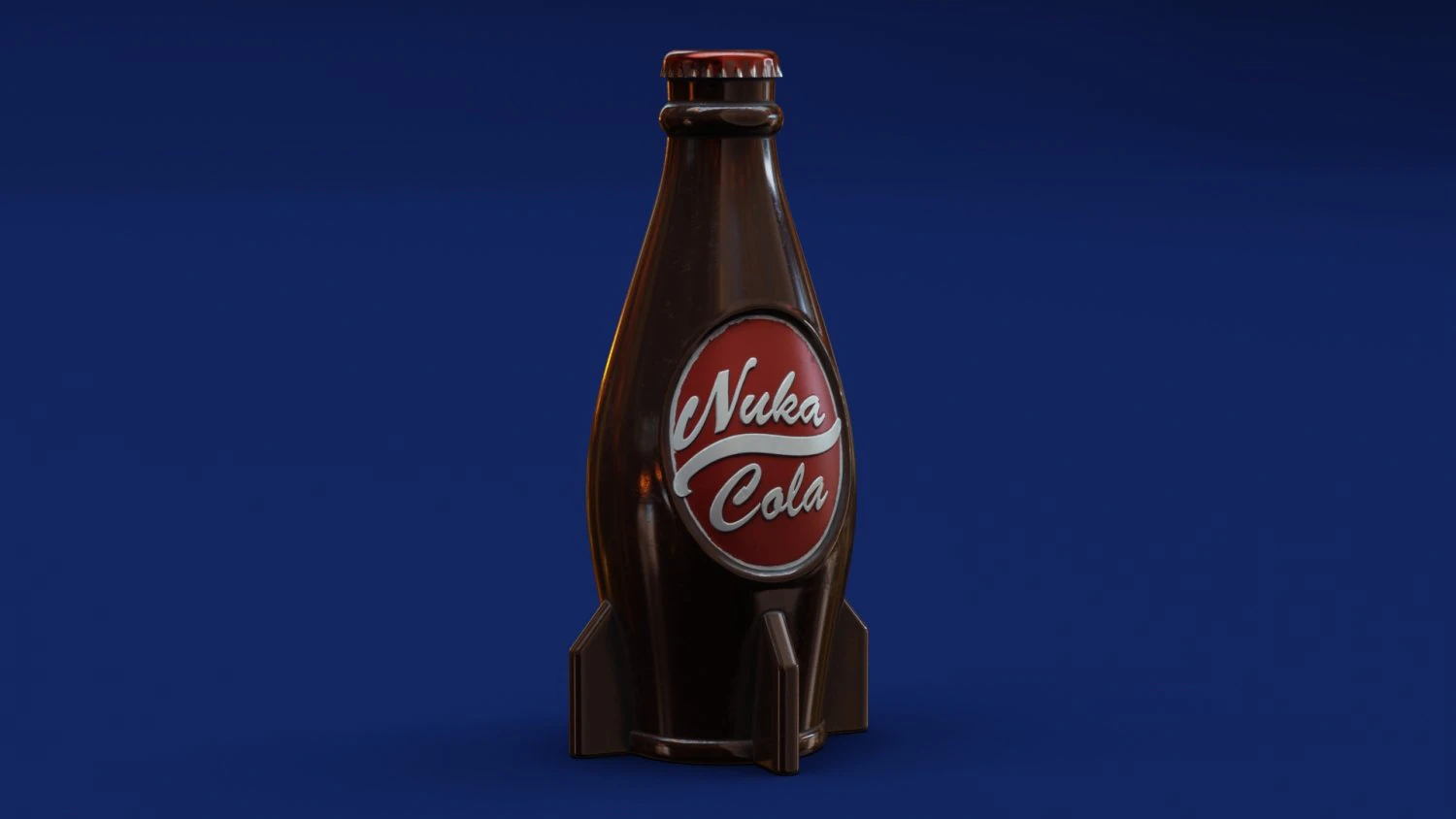 Fallout Nuka Cola 3D Print Model .c4d .max .obj .3ds .fbx .stl .blend 