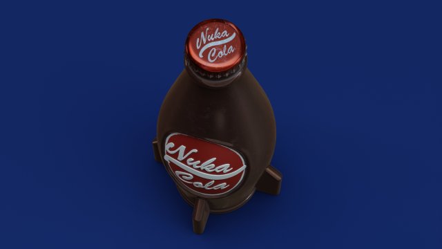 3D-Datei Nuka Cola Bottle Fallout Prop Replica 🍾・Design für 3D