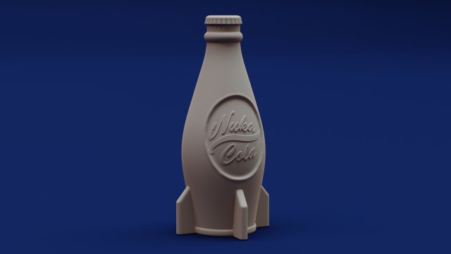 Fallout Nuka Cola 3D-Druckmodell in Science Fiction 3DExport