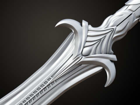 Skyrim Glass Dagger 3Dプリントモデル