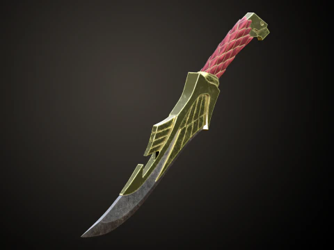Skyrim Elven Dagger 3D Print Model