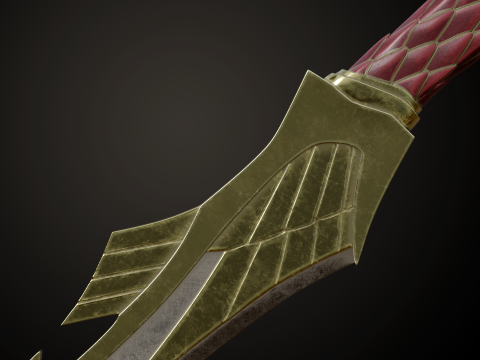 Skyrim Elven Dagger Modelo de impresión 3D
