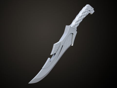 Skyrim Elven Dagger Modelo de impresión 3D
