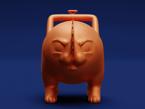 Printable Pochita Keychain Modelo de Impressão 3D