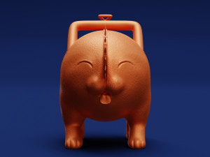 Printable Pochita Keychain Modelo de Impressão 3D