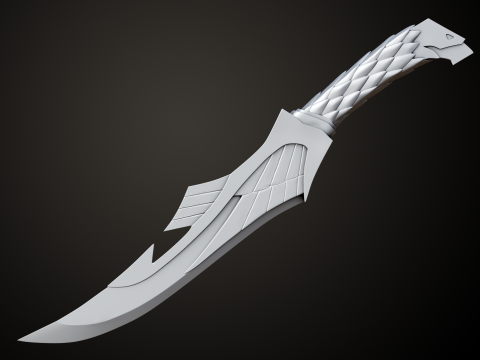 Skyrim Printable Daggers 3D Print Model