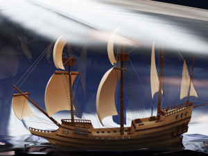 Boat in a Bottle 3D 模型