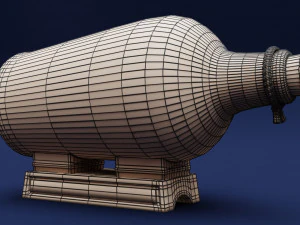 Boat in a Bottle 3D Model