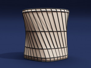 Drink Glass - Classic Whiskey on the Rocks 3D Модель