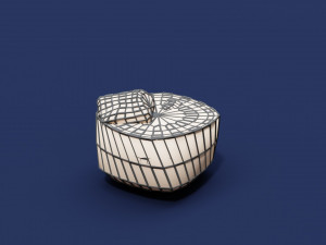 Drink Glass - Classic Whiskey on the Rocks 3D Модель