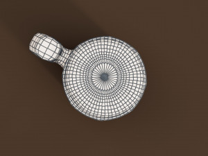 Glass Mug of Brown Ale 3D Model